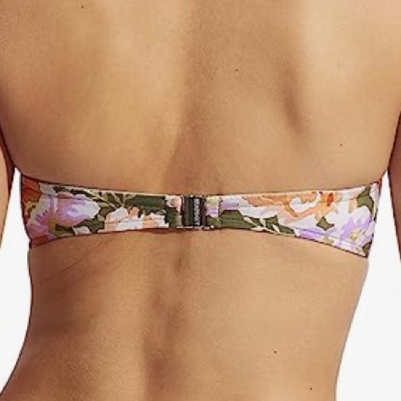 NWT - Seafolly Women's Bustier Bandeau Bikini Top - Paradise Garden Avocado - 12 - Picture 3 of 14